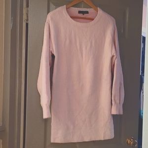 House of Harlow soft baby pink sweater dress size small